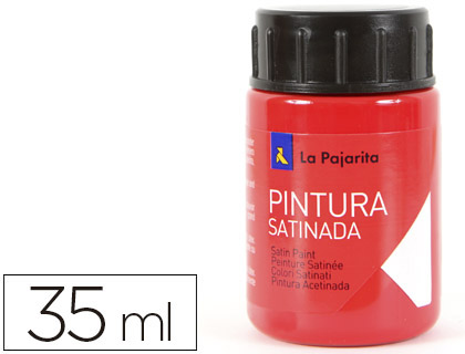 Pintura látex La Pajarita bermellón 35ml.